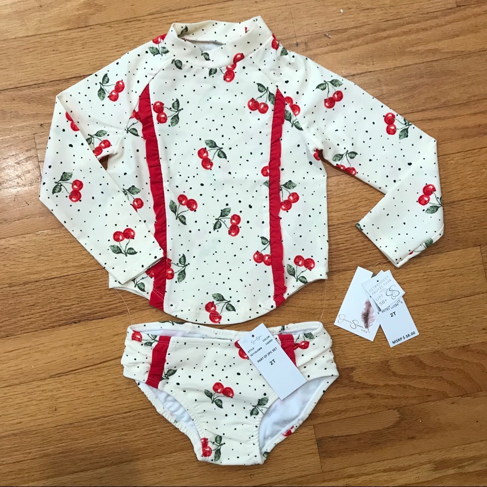 NWT Jessica Simpson 2 piece swimsuit